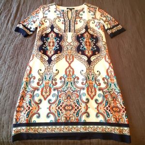 Blue&orange dress, size 2